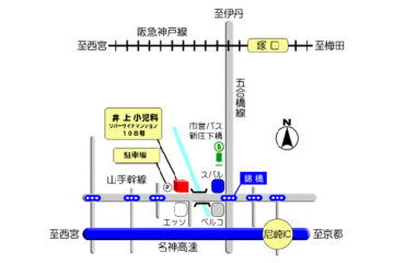 井上小児科へのアクセス