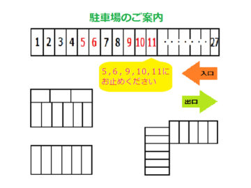 駐車場のご案内